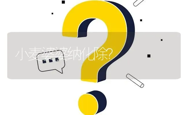 小麦婆婆纳化除? | 养殖问题解答