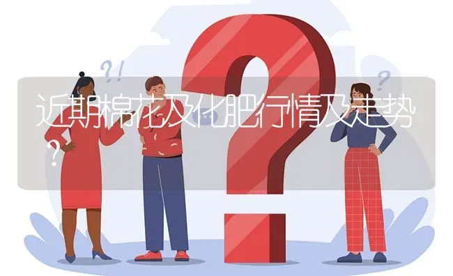 近期棉花及化肥行情及走势? | 养殖问题解答