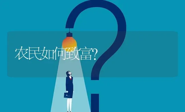 农民如何致富? | 养殖问题解答
