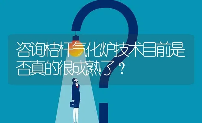 咨询桔杆气化炉技术目前是否真的很成熟了? | 养殖问题解答