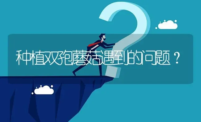 种植双孢蘑菇遇到的问题? | 养殖问题解答