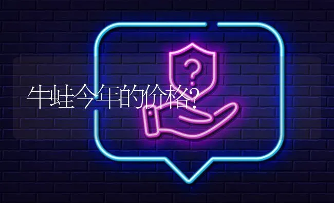 牛蛙今年的价格? | 养殖问题解答