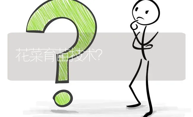 花菜育苗技术? | 养殖问题解答