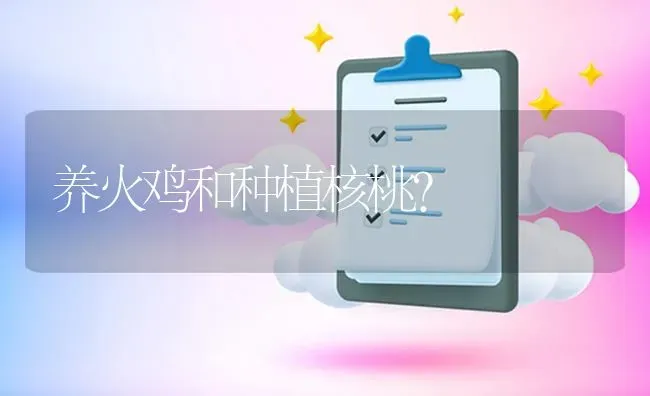 养火鸡和种植核桃? | 养殖问题解答