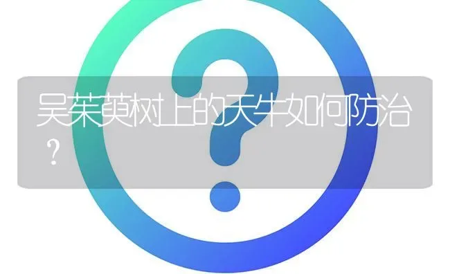 吴茱萸树上的天牛如何防治? | 养殖问题解答
