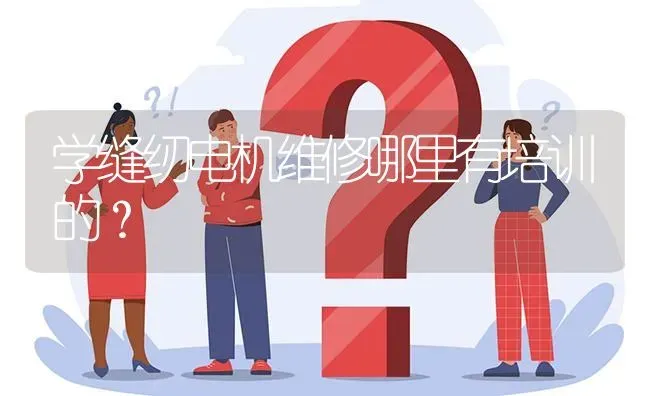 学缝纫电机维修哪里有培训的? | 养殖问题解答