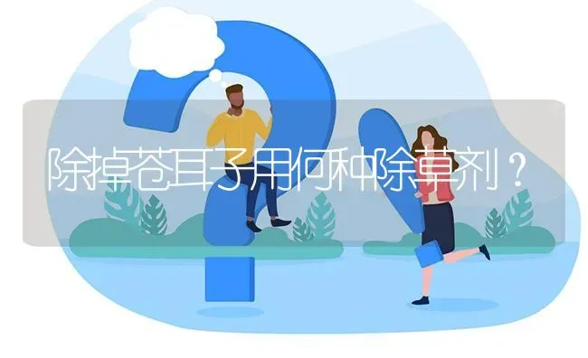 除掉苍耳子用何种除草剂? | 养殖问题解答