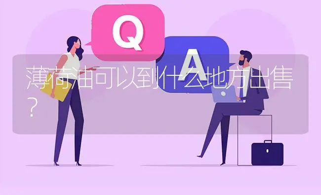 薄荷油可以到什么地方出售? | 养殖问题解答