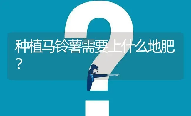 种植马铃薯需要上什么地肥? | 养殖问题解答