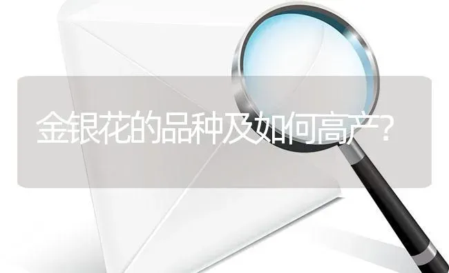 金银花的品种及如何高产? | 养殖问题解答