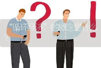 “循环经济”的概念是什么?