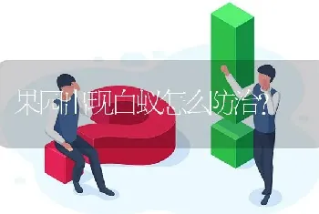 果园出现白蚁怎么防治?