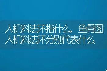 人机料法环指什么