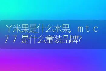 mtc77是什么童装品牌