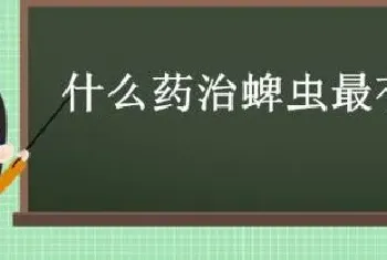 什么药治蜱虫最有效