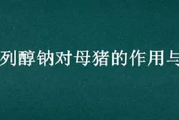 氯前列醇钠对母猪的作用与用法