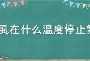 稻飞虱在什么温度停止繁殖