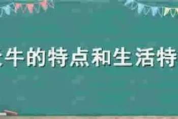 天牛的特点和生活特征