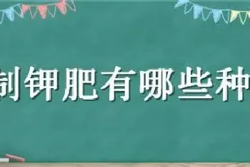 自制钾肥有哪些种类